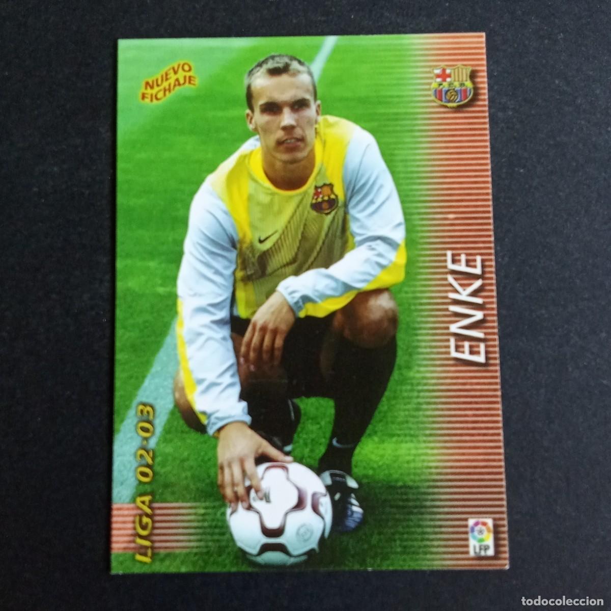 Cromos de f&uacute;tbol: 388 ENKE BARCELONA LIGA 2002 2003 02 03 MEGAFICHAS PANINI