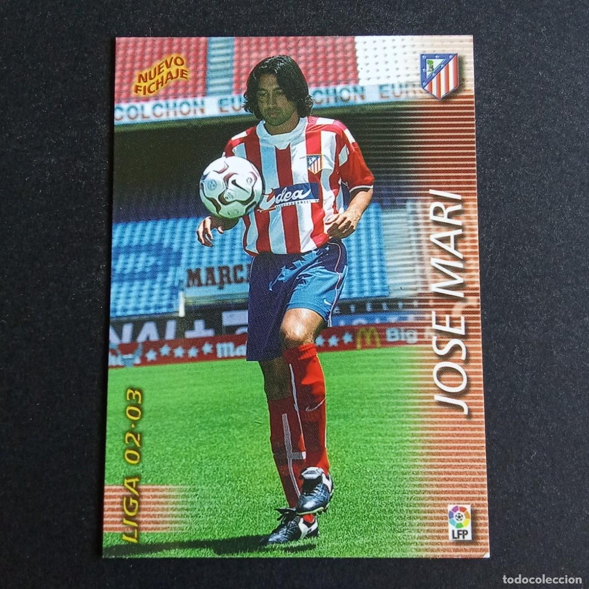 Cromos de f&uacute;tbol: 391 JOSE MARI ATLETICO MADRID LIGA 2002 2003 02 03 MEGAFICHAS PANINI