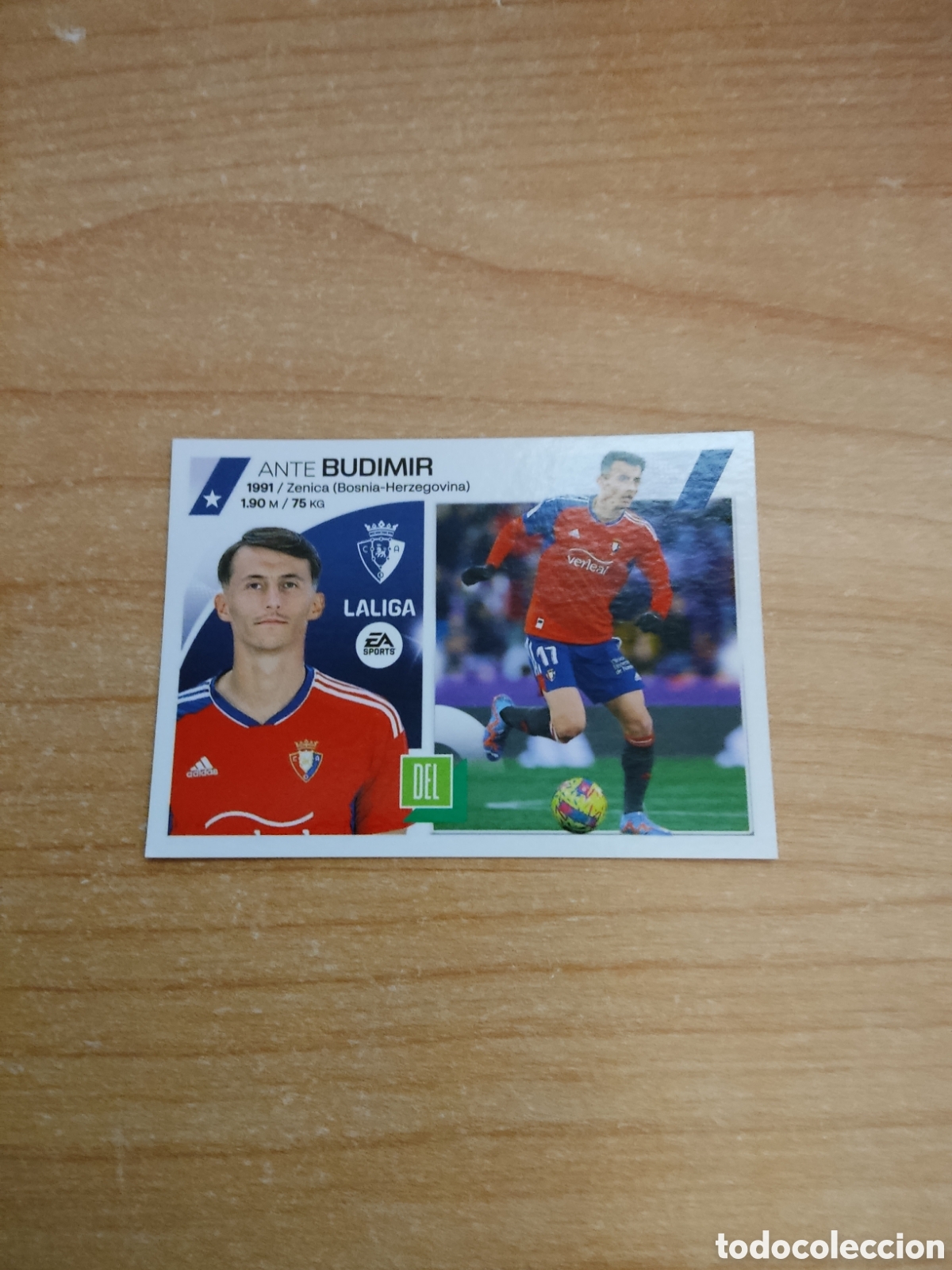Fu&szlig;ball-Sticker: 20 BUDIMIR OSASUNA LIGA ESTE 2023 2024