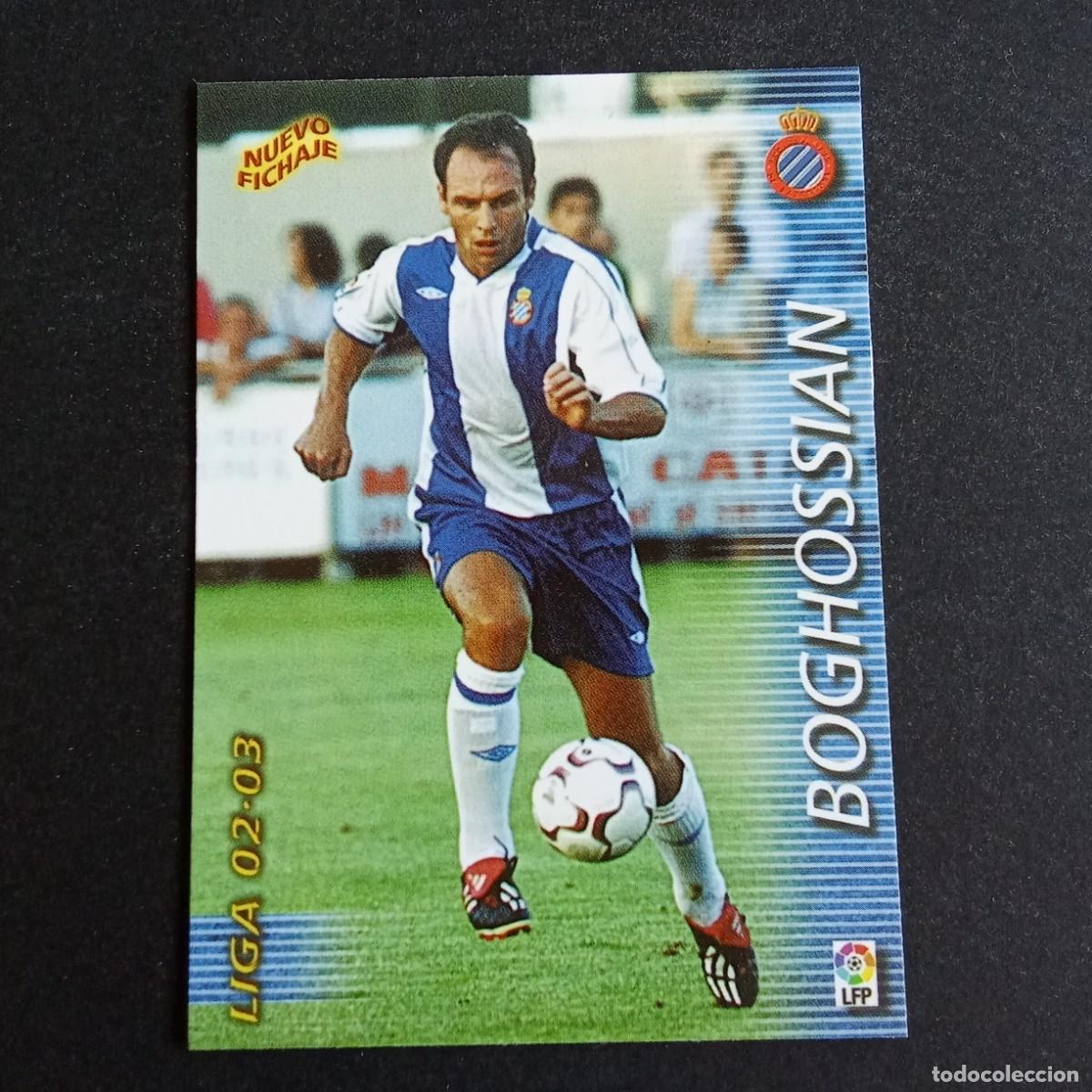 Fu&szlig;ball-Sticker: 400 BOGHOSSIAN ESPANYOL LIGA 2002 2003 02 03 MEGAFICHAS PANINI