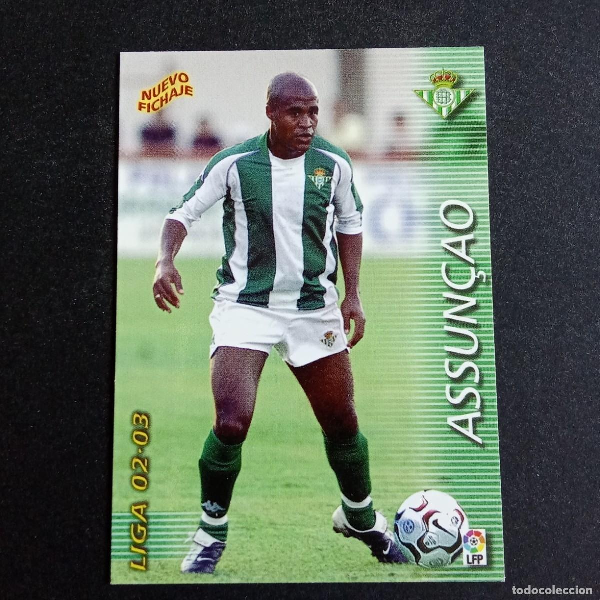 Fu&szlig;ball-Sticker: 401 ASSUN&Ccedil;AO BETIS LIGA 2002 2003 02 03 MEGAFICHAS PANINI