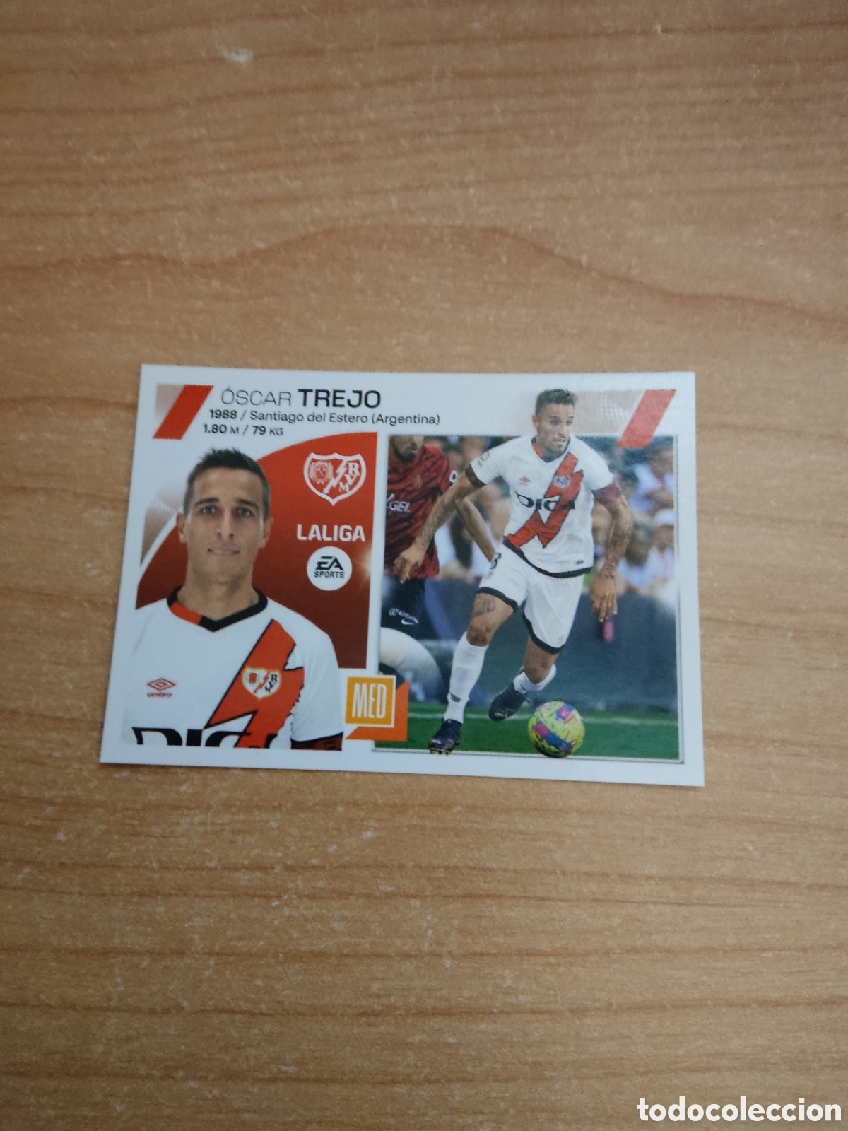 Figurine di Calcio: 13 OSCAR TREJO RAYO VALLECANO LIGA ESTE 2023 2024