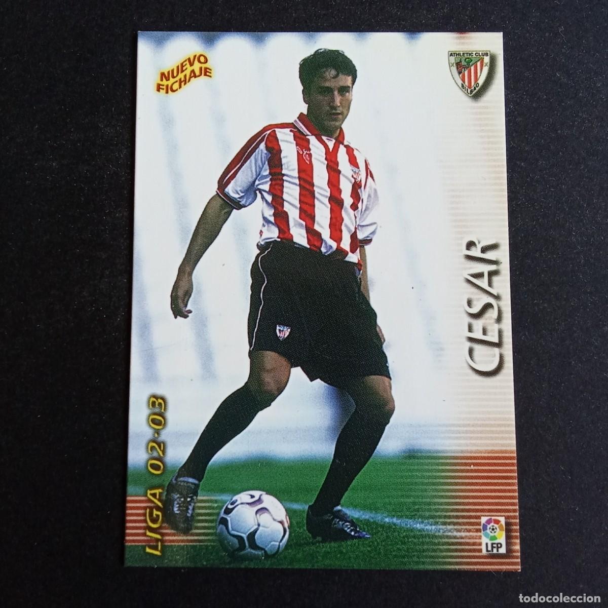 Cromos de f&uacute;tbol: 412 CESAR ATHLETIC BILBAO LIGA 2002 2003 02 03 MEGAFICHAS PANINI