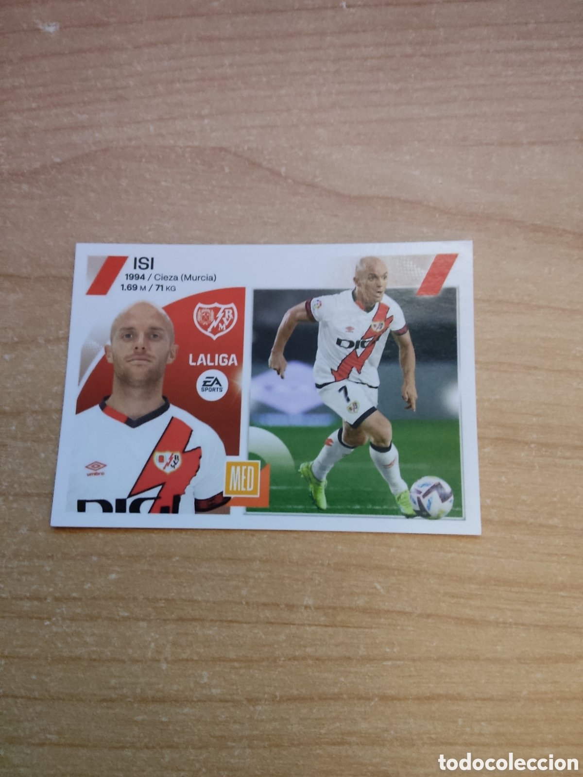 Cromos de f&uacute;tbol: 16 ISI RAYO VALLECANO LIGA ESTE 2023 2024