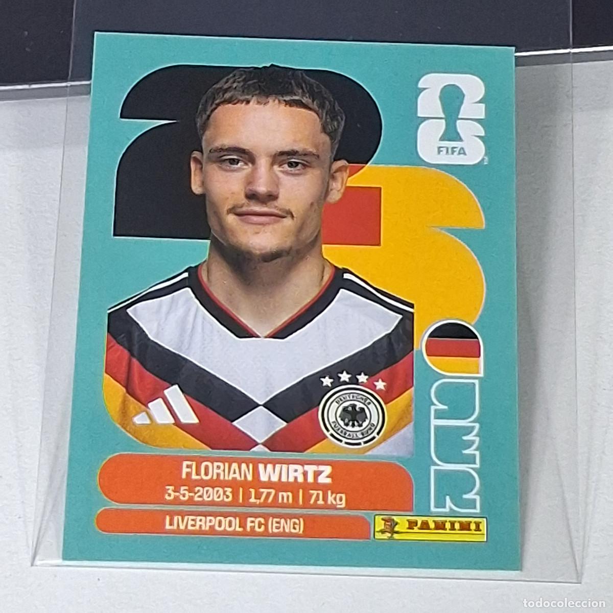 Cromos de f&uacute;tbol: B48 GER11 FLORIAN WIRTZ 11 ALEMANIA GERMANY GER MUNDIAL FIFA WORLD CUP 2026 STICKER PANINI