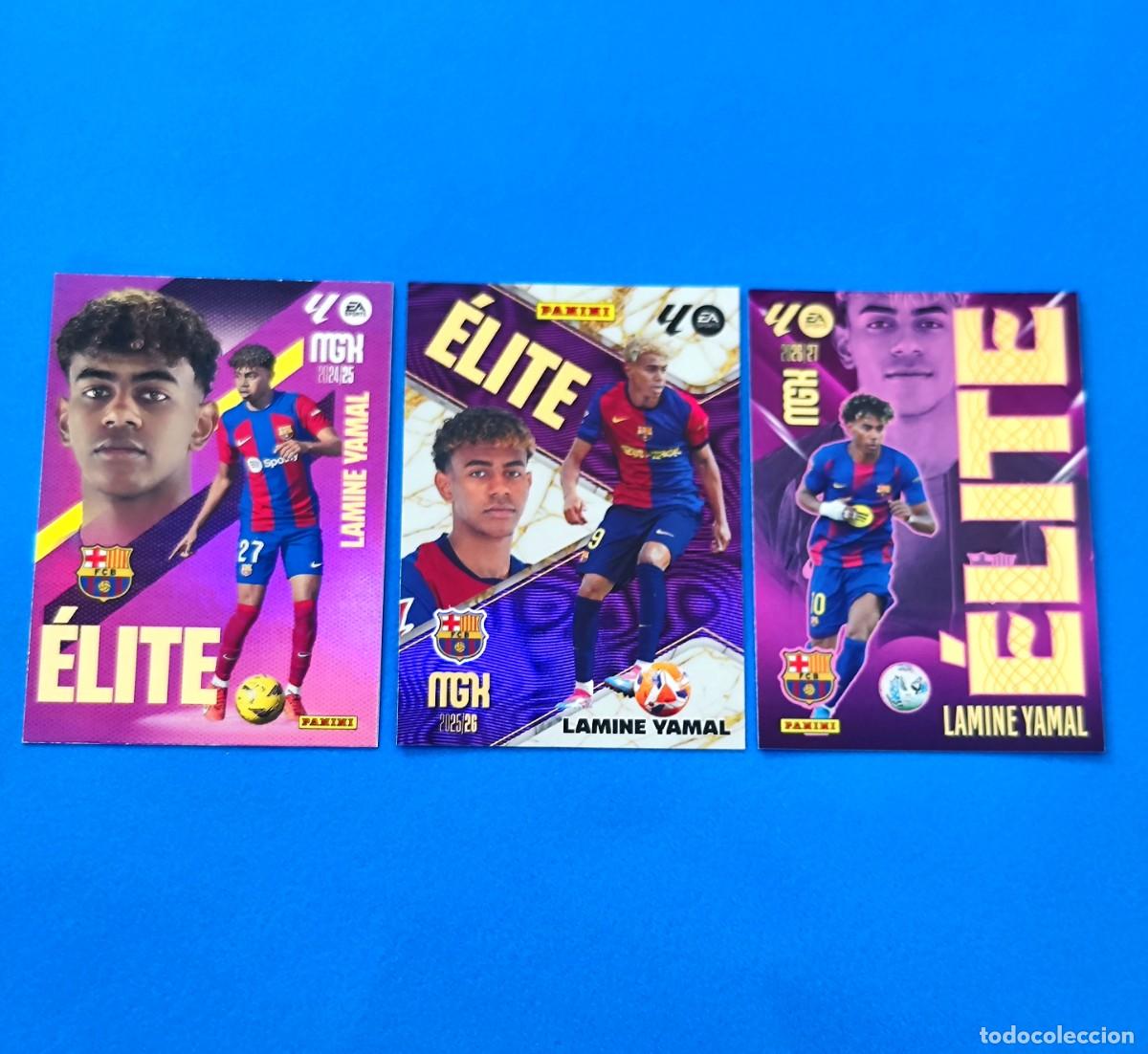 Cromos de f&uacute;tbol: Megacracks 2024 2025 / 24 25 - 2025 2026 / 25 26 - 2026 2027 / 26 27 Lamine Yamal &Eacute;lite Barcelona
