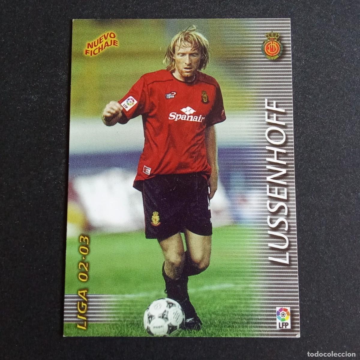 Cromos de f&uacute;tbol: 422 LUSSENHOFF MALLORCA LIGA 2002 2003 02 03 MEGAFICHAS PANINI