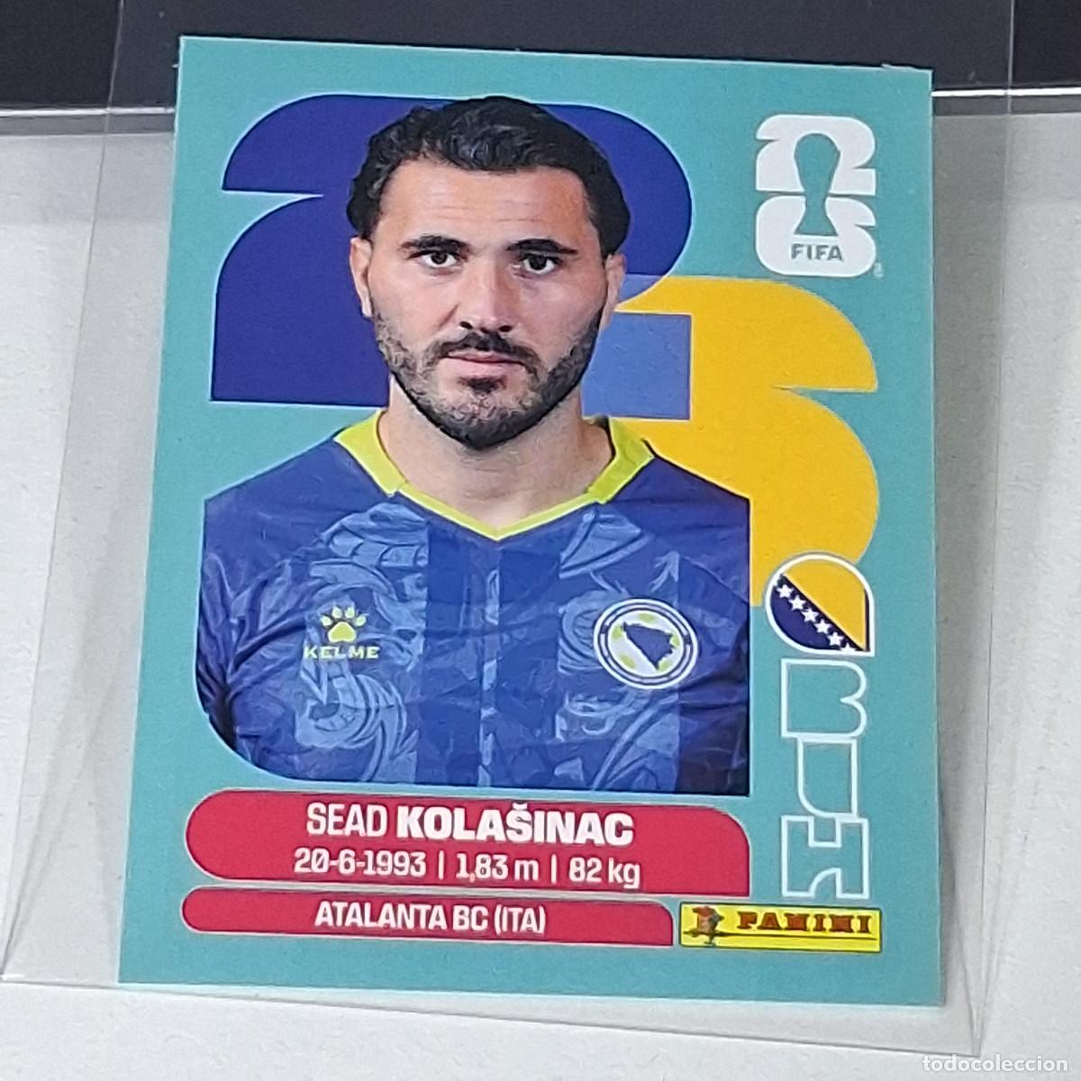 Cromos de f&uacute;tbol: B48 BIH4 SEAD KOLA&Scaron;INAC 4 BOSNIA HERZEGOVINA MUNDIAL FIFA WORLD CUP 2026 STICKER PANINI