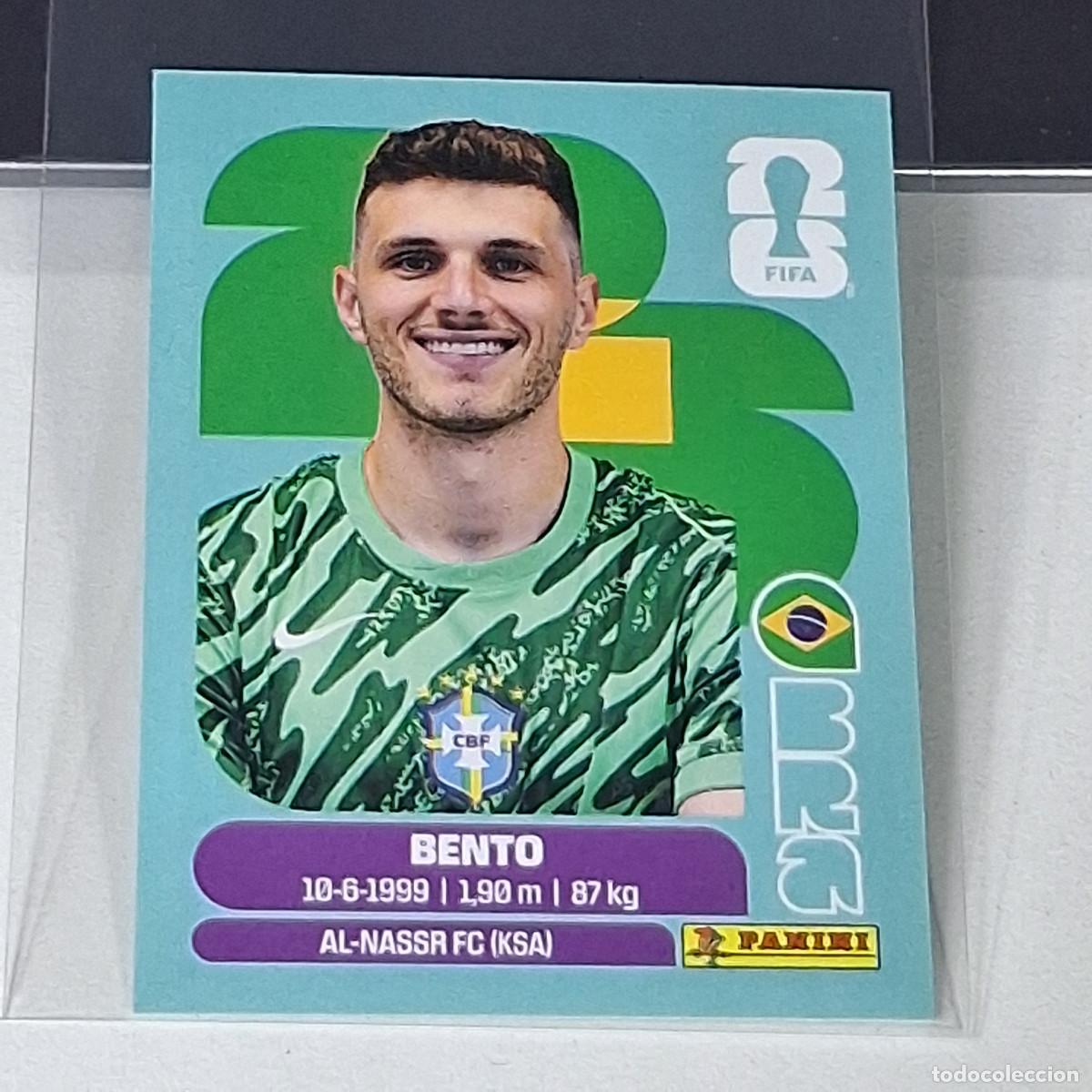Cromos de f&uacute;tbol: B48 BRA 3 BRA3 BENTO BRAZIL BRASIL MUNDIAL FIFA WORLD CUP 2026 STICKER PANINI