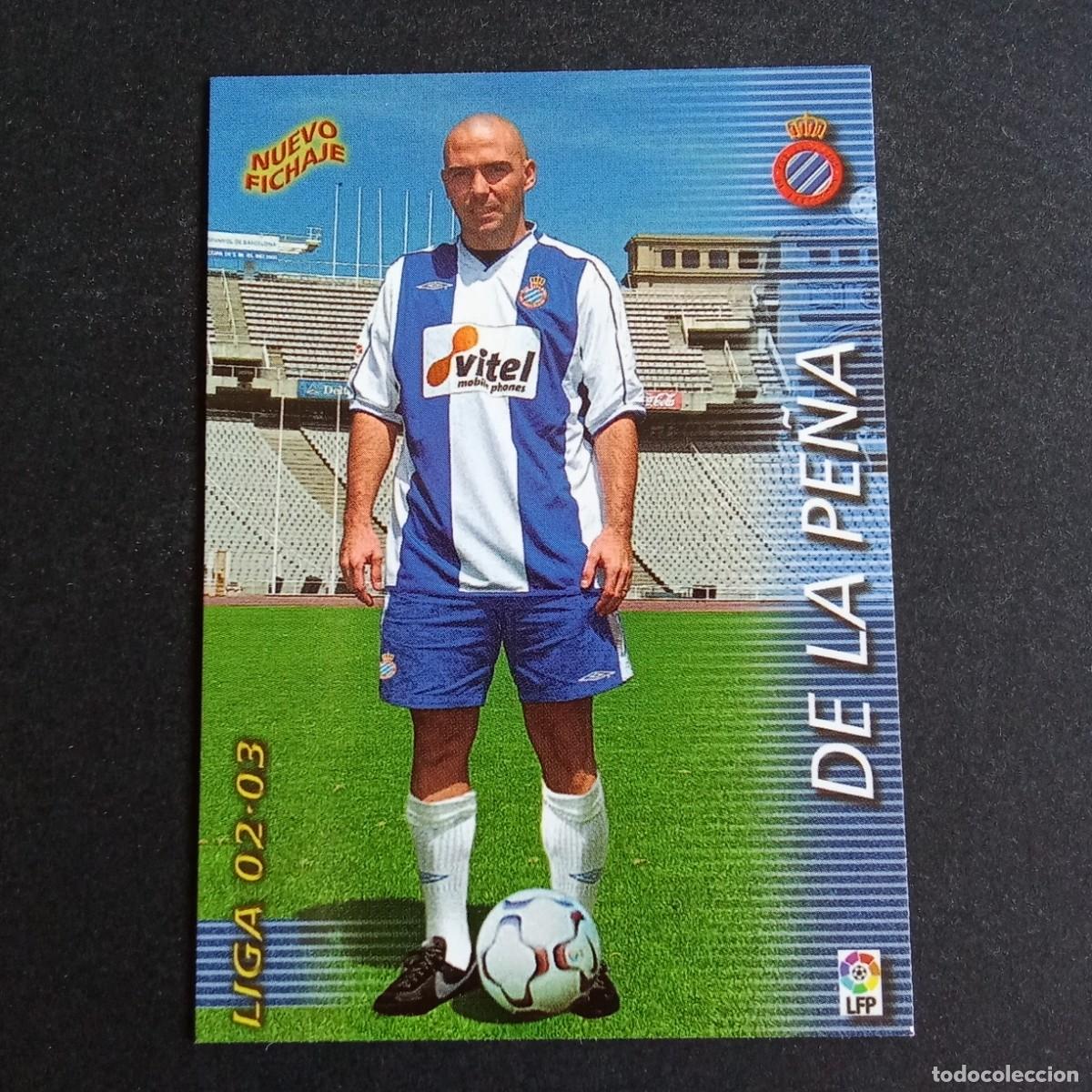 Cromos de f&uacute;tbol: 426 IVAN DE LA PE&Ntilde;A ESPANYOL LIGA 2002 2003 02 03 MEGAFICHAS PANINI