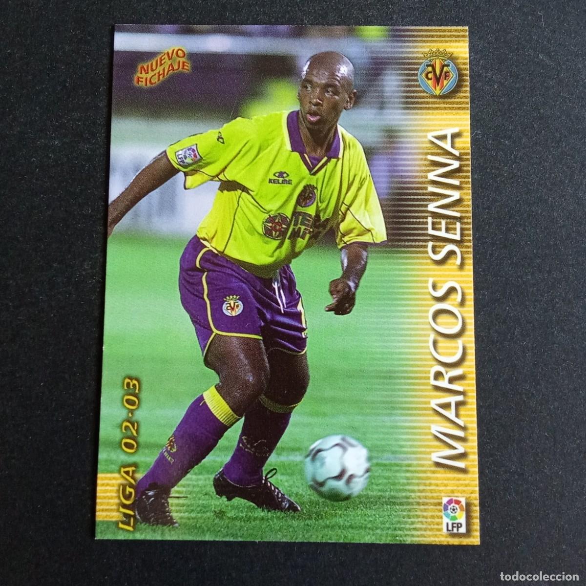 Cromos de f&uacute;tbol: 428 MARCOS SENNA VILLARREAL LIGA 2002 2003 02 03 MEGAFICHAS PANINI