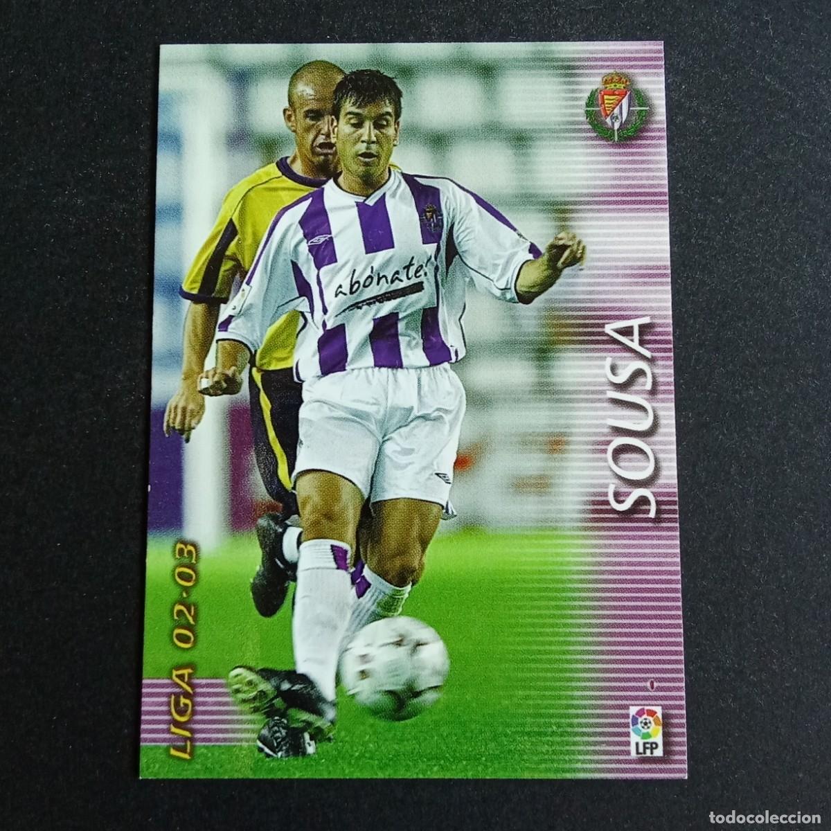 Cromos de f&uacute;tbol: 429 SOUSA VALLADOLID LIGA 2002 2003 02 03 MEGAFICHAS PANINI