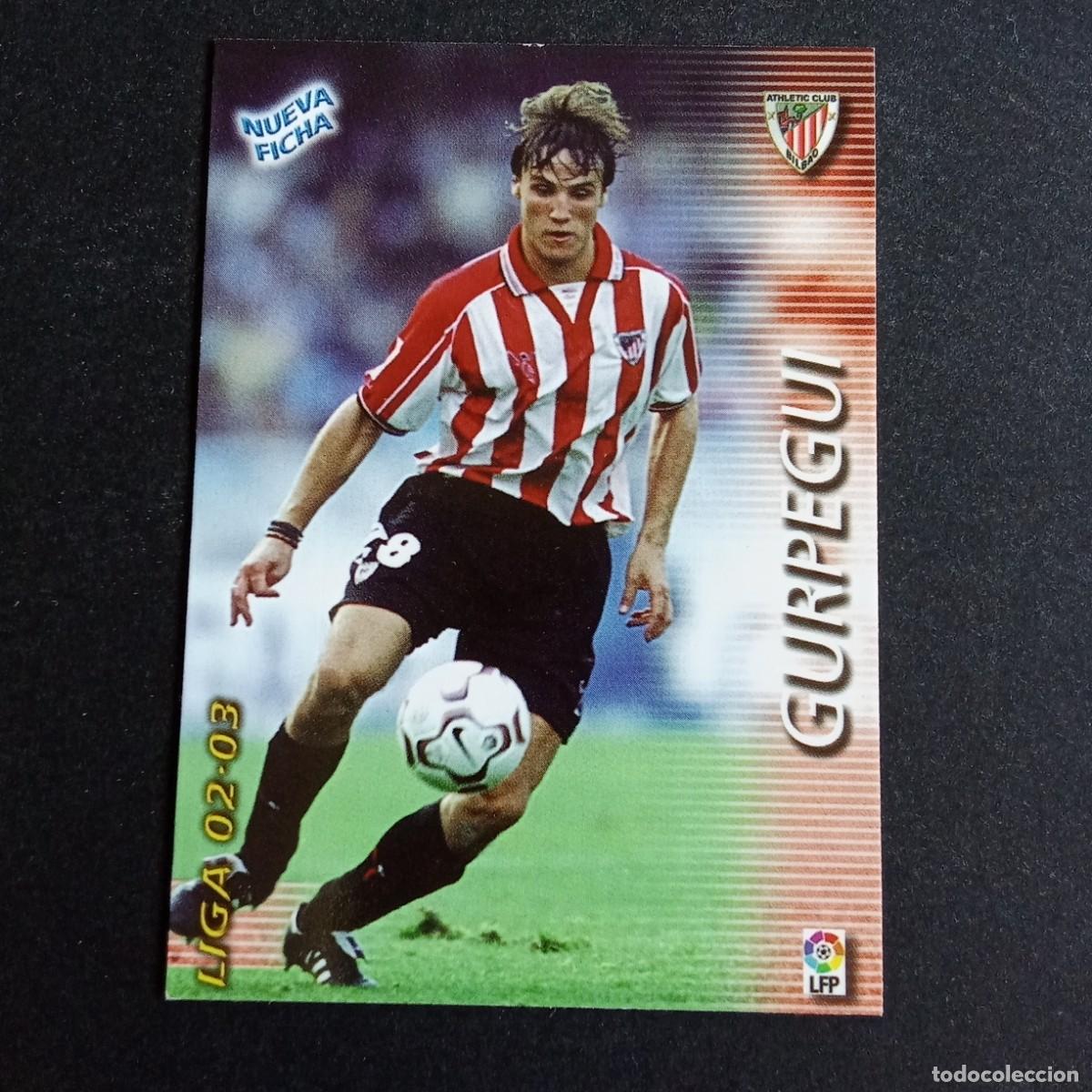 Cromos de f&uacute;tbol: 30 BIS GURPEGUI ATHLETIC BILBAO LIGA 2002 2003 02 03 MEGAFICHAS PANINI