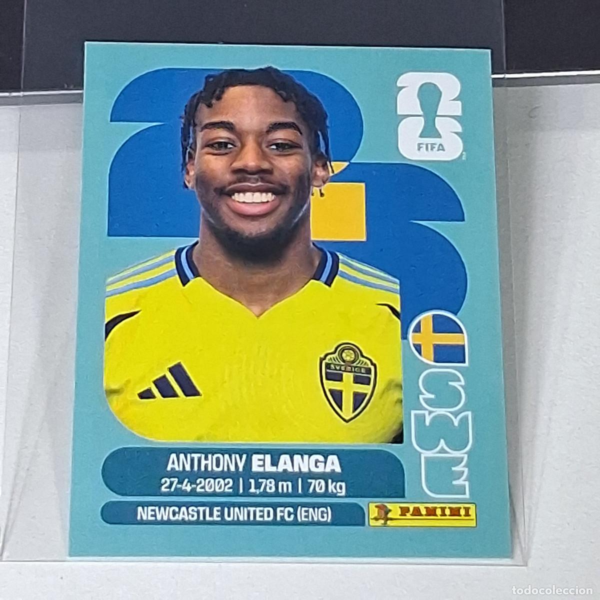 Fu&szlig;ball-Sticker: B48 SWE 18 SWE18 ANTHONY ELANGA SUECIA SWEDEN SWE MUNDIAL FIFA WORLD CUP 2026 STICKER PANINI