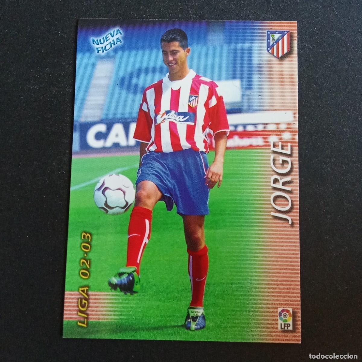Fu&szlig;ball-Sticker: 51 BIS JORGE ATLETICO MADRID LIGA 2002 2003 02 03 MEGAFICHAS PANINI