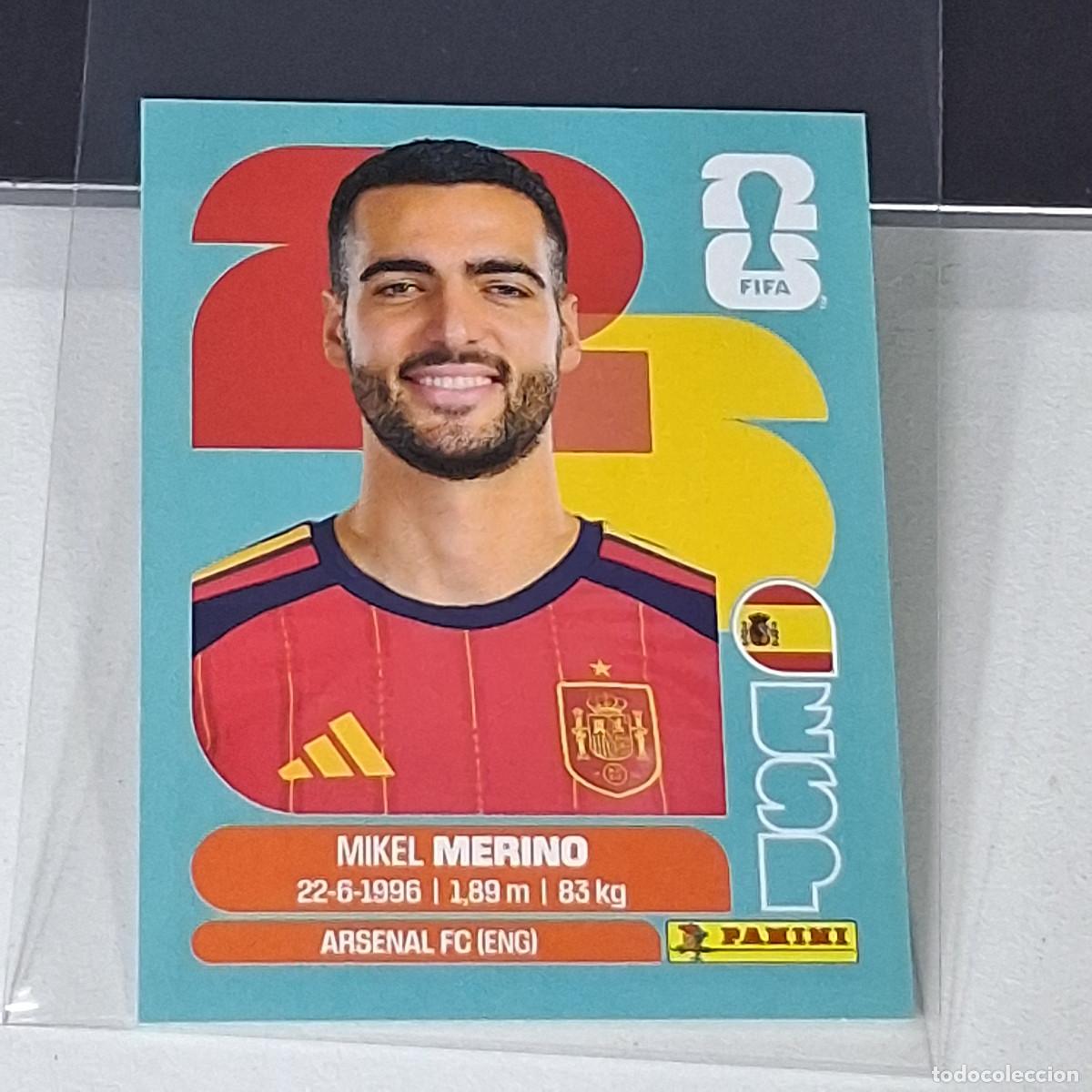 Fu&szlig;ball-Sticker: B48 ESP14 MIKEL MERINO 14 ESPA&Ntilde;A ESP SPAIN ESPA&Ntilde;A MUNDIAL FIFA WORLD CUP 2026 STICKER PANINI