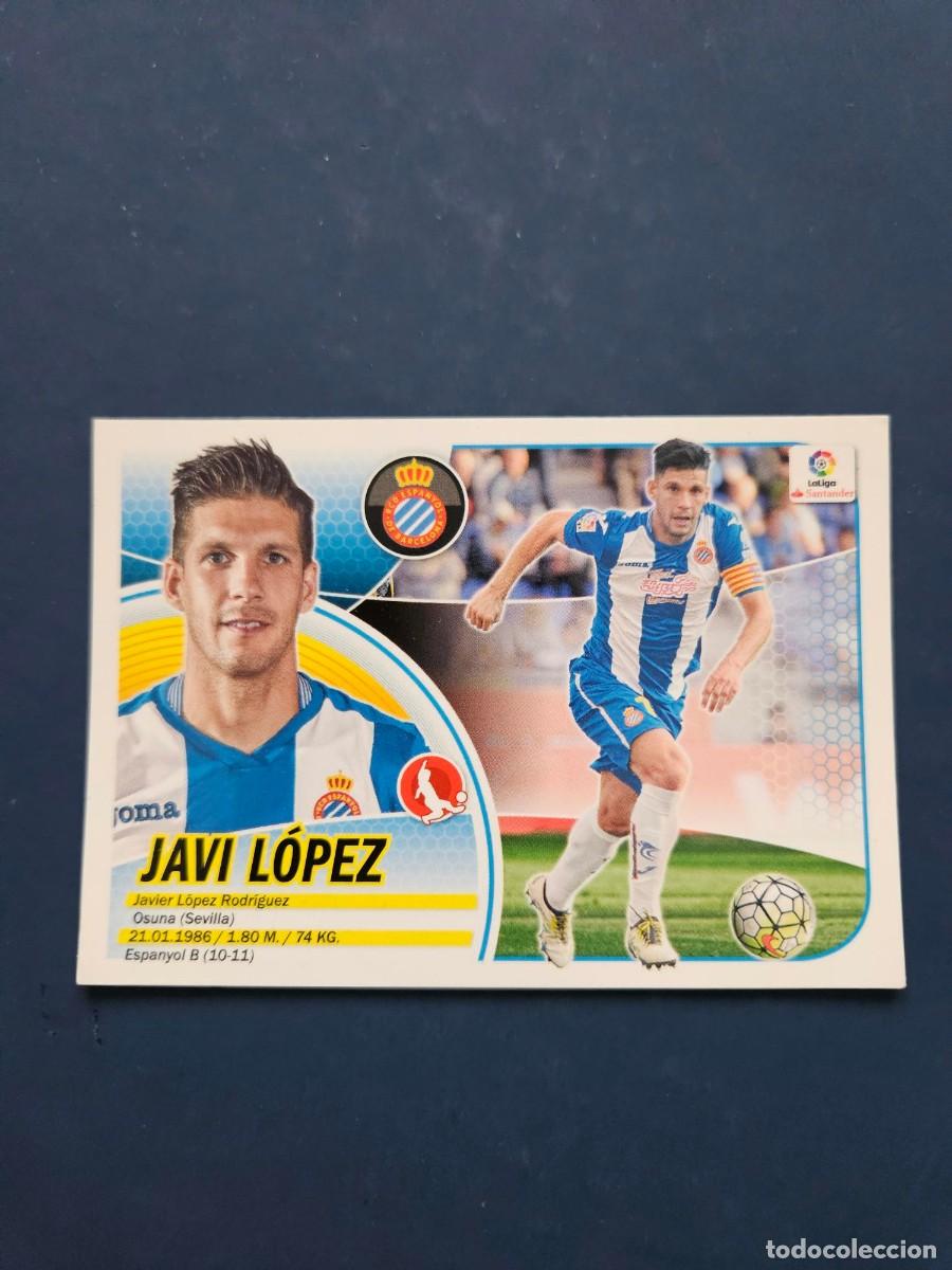 Fu&szlig;ball-Sticker: N&ordm; 3A JAVI LOPEZ ESPANYOL LOGO NUEVO LIGA ESTE 16 17 2016 2017 SIN PEGAR NUNCA PEGADO