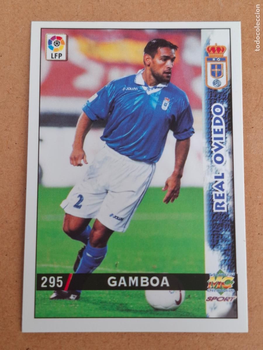 Cromos de f&uacute;tbol: MUNDICROMO 98 99 1998 1999 - 295 GAMBOA ( BAJA ) - REAL OVIEDO - CP14