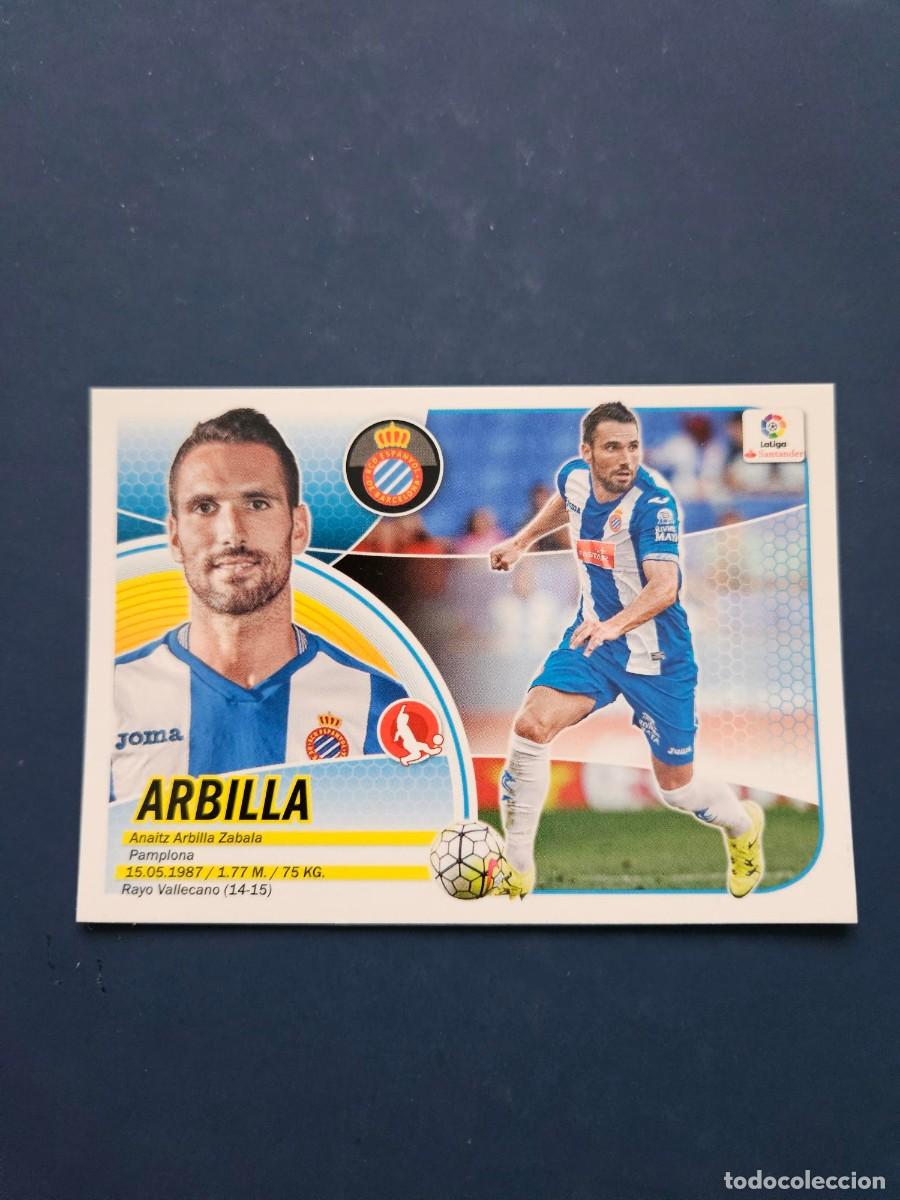Cromos de f&uacute;tbol: N&ordm; 3B ARBILLA ESPANYOL LOGO NUEVO LIGA ESTE 16 17 2016 2017 SIN PEGAR NUNCA PEGADO