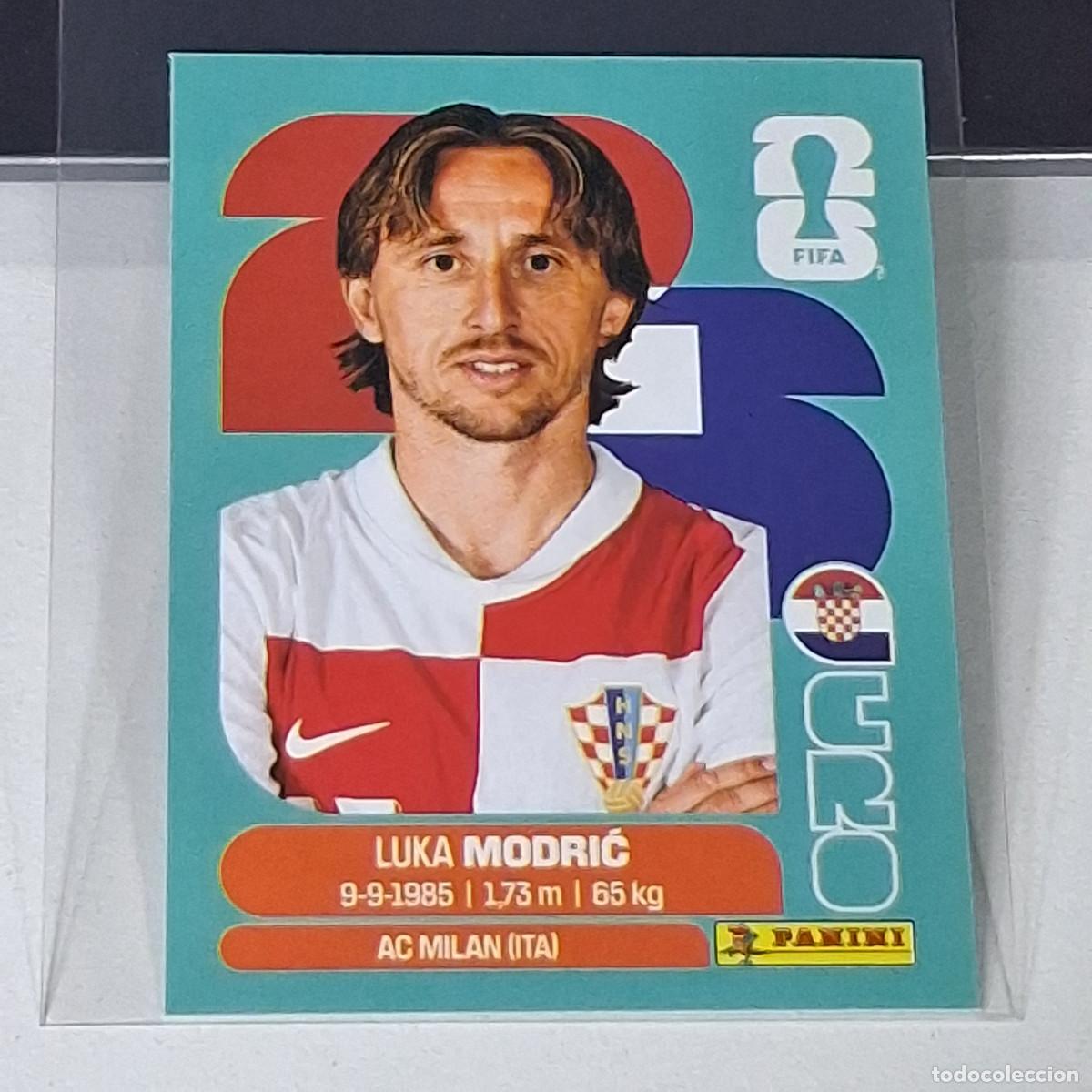 Cromos de f&uacute;tbol: B48 CRO9 CRO 9 LUKA MODRIĆ CRO&Aacute;CIA MUNDIAL FIFA WORLD CUP 2026 STICKER PANINI