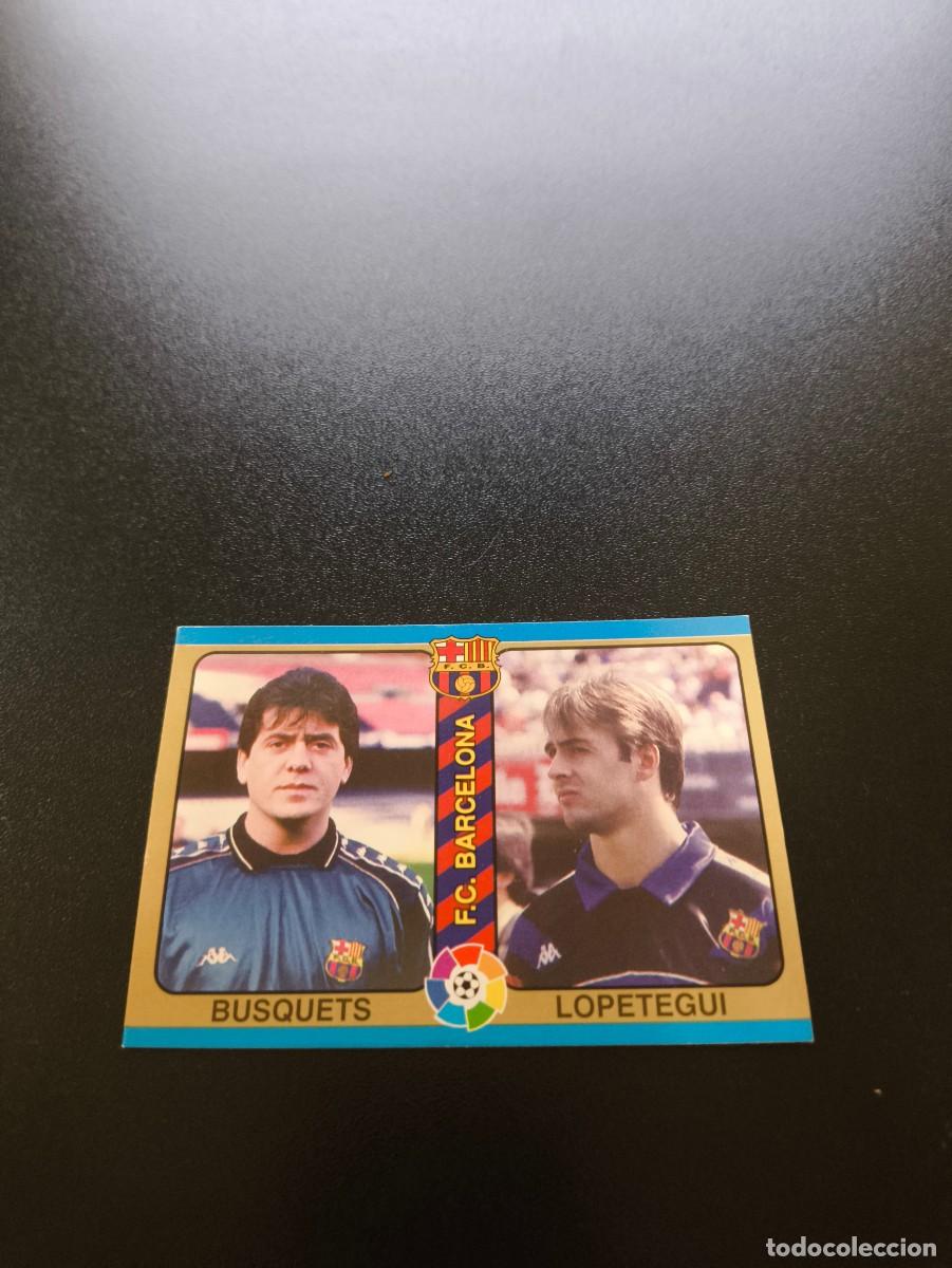 Cromos de f&uacute;tbol: 1 Busquets / Lopetegui BARCELONA MUNDICROMO LIGA FUTBOL TOTAL 1994 1995 94 95 NO PANINI LIGA ESTE