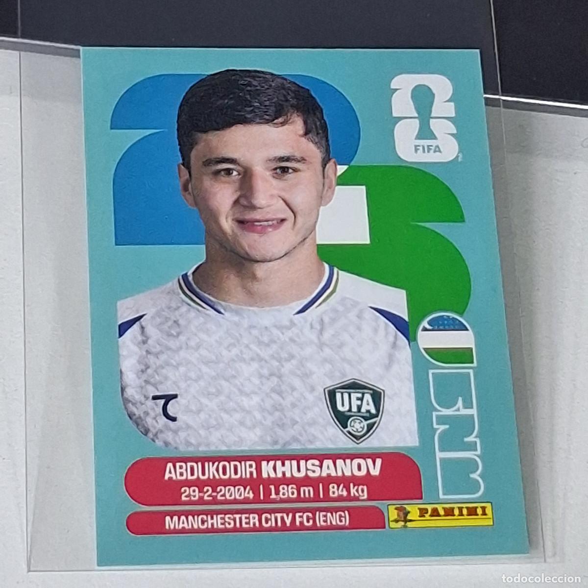 Cromos de f&uacute;tbol: B48 UZB9 ABDUKODIR KHUSANOV 9 UZBEKIST&Aacute;N UZB MUNDIAL FIFA WORLD CUP 2026 STICKER PANINI