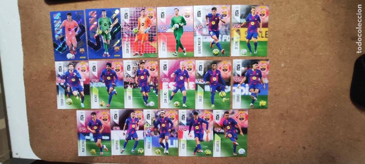 Cromos de f&uacute;tbol: MEGACRACKS 26/27 LOTE DE 17 CARTAS DEL FC BARCELONA # PANINI