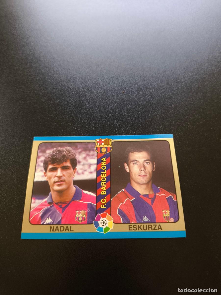 Cromos de f&uacute;tbol: 4 Nadal / Eskurza BARCELONA MUNDICROMO LIGA FUTBOL TOTAL 1994 1995 94 95 NO PANINI LIGA ESTE