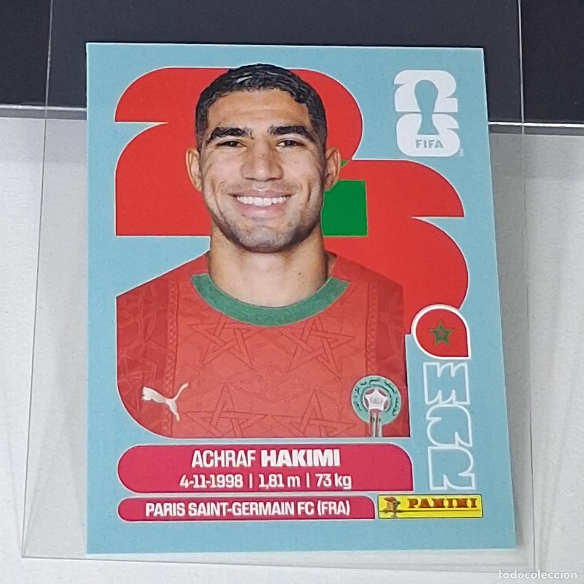 Cromos de f&uacute;tbol: B48 MAR4 ACHRAF HAKIMI 4 MARRUECOS MOROCCO MAR MUNDIAL FIFA WORLD CUP 2026 STICKER PANINI