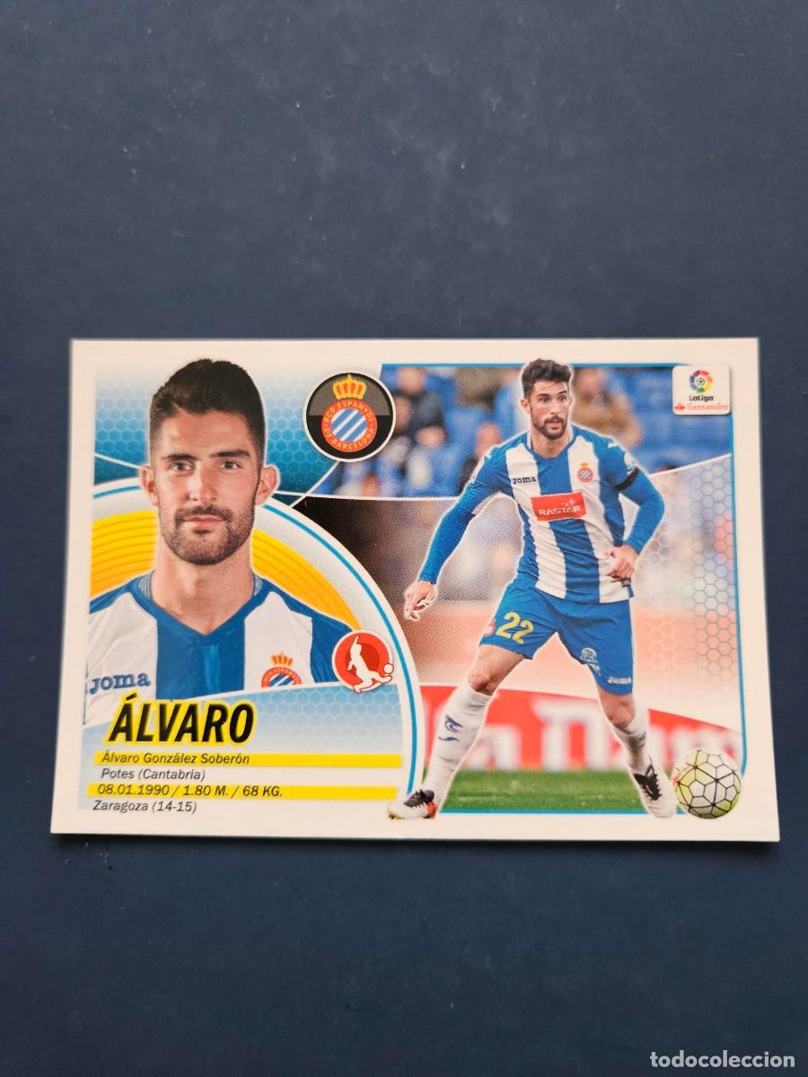 Football Stickers: N&ordm; 6 ALVARO ESPANYOL LOGO NUEVO LIGA ESTE 16 17 2016 2017 SIN PEGAR NUNCA PEGADO