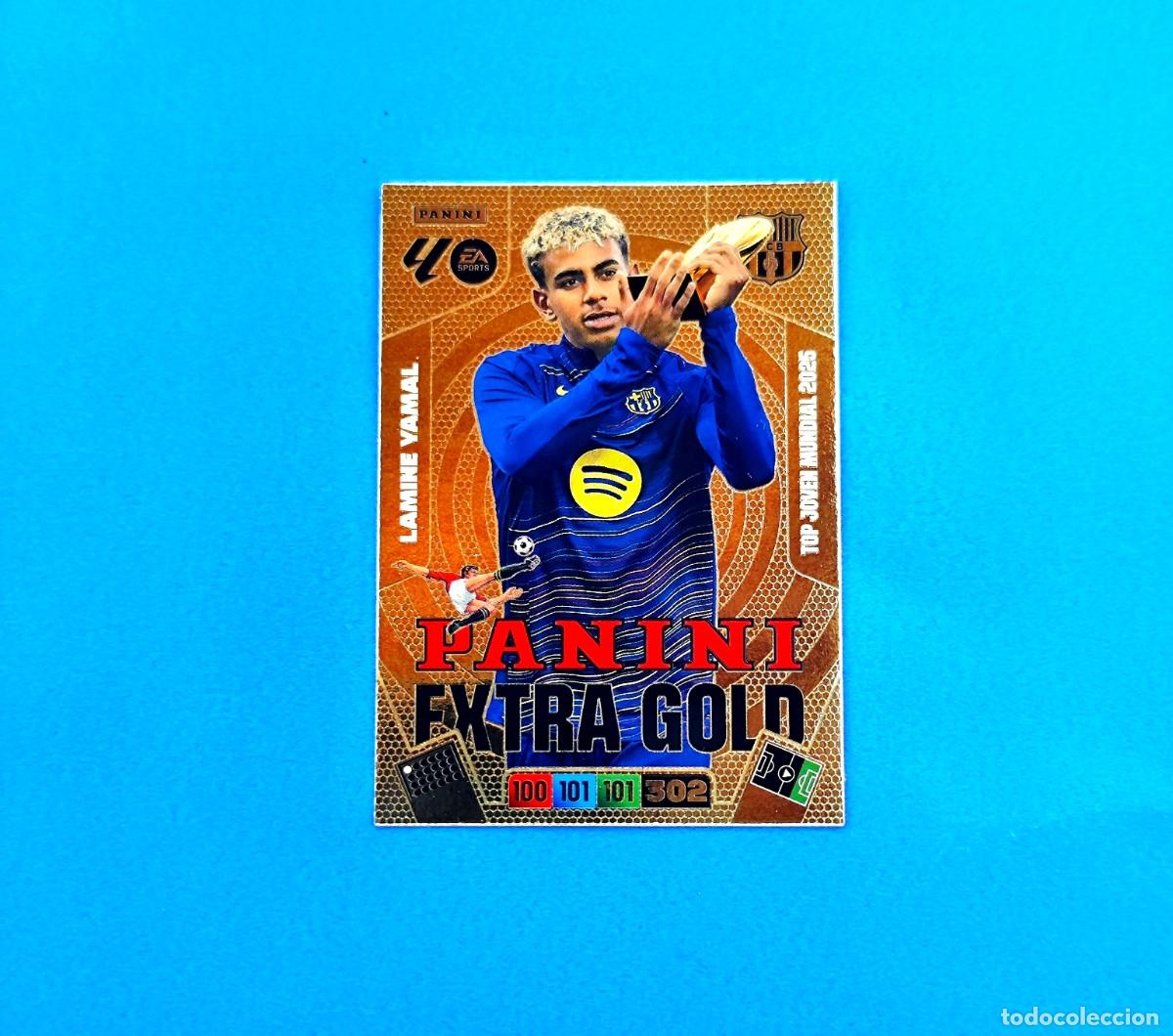 Football Stickers: Adrenalyn 2025 2026 / 25 26 Panini Extra Gold Lamine Yamal Barcelona