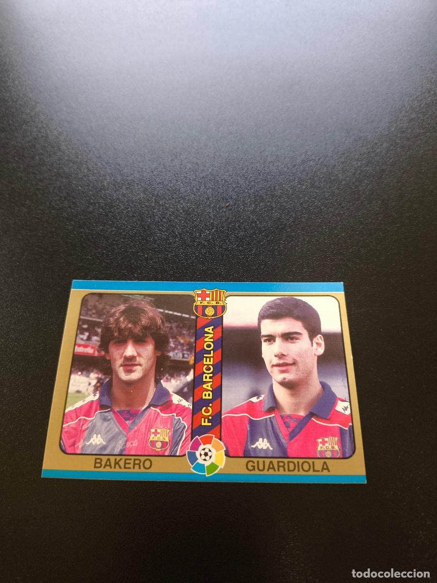 Football Stickers: 5 Bakero / Guardiola BARCELONA MUNDICROMO LIGA FUTBOL TOTAL 1994 1995 94 95 NO PANINI LIGA ESTE