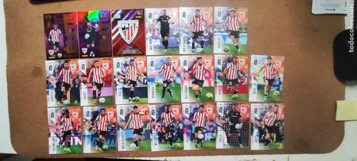 Football Stickers: MEGACRACKS 26/27 LOTE DE 20 CARTAS DEL ATHLETIC CLUB # PANINI