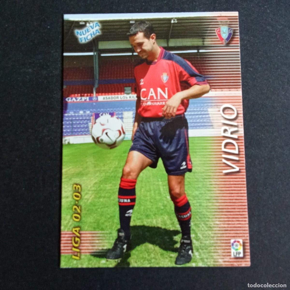 Fu&szlig;ball-Sticker: 206 BIS VIDRIO OSASUNA LIGA 2002 2003 02 03 MEGAFICHAS PANINI