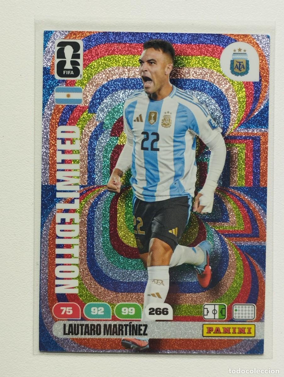 Fu&szlig;ball-Sticker: CROMO CARD ADRENALYN MUNDIAL WORLD CUP 2026 LIMITED EDITION LAUTARO MARTINEZ ARGENTINA
