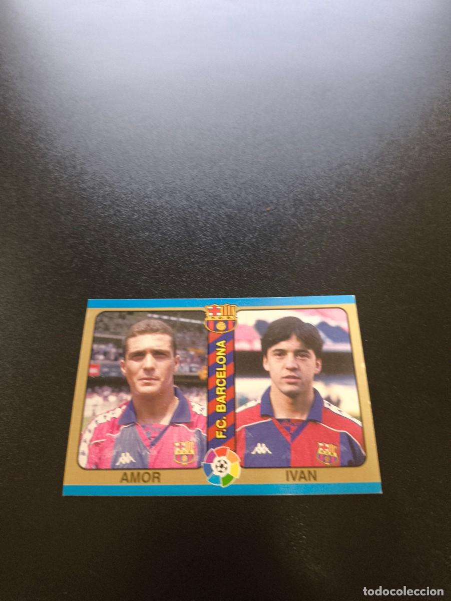 Fu&szlig;ball-Sticker: 7 Amor / Ivan BARCELONA MUNDICROMO LIGA FUTBOL TOTAL 1994 1995 94 95 NO PANINI LIGA ESTE