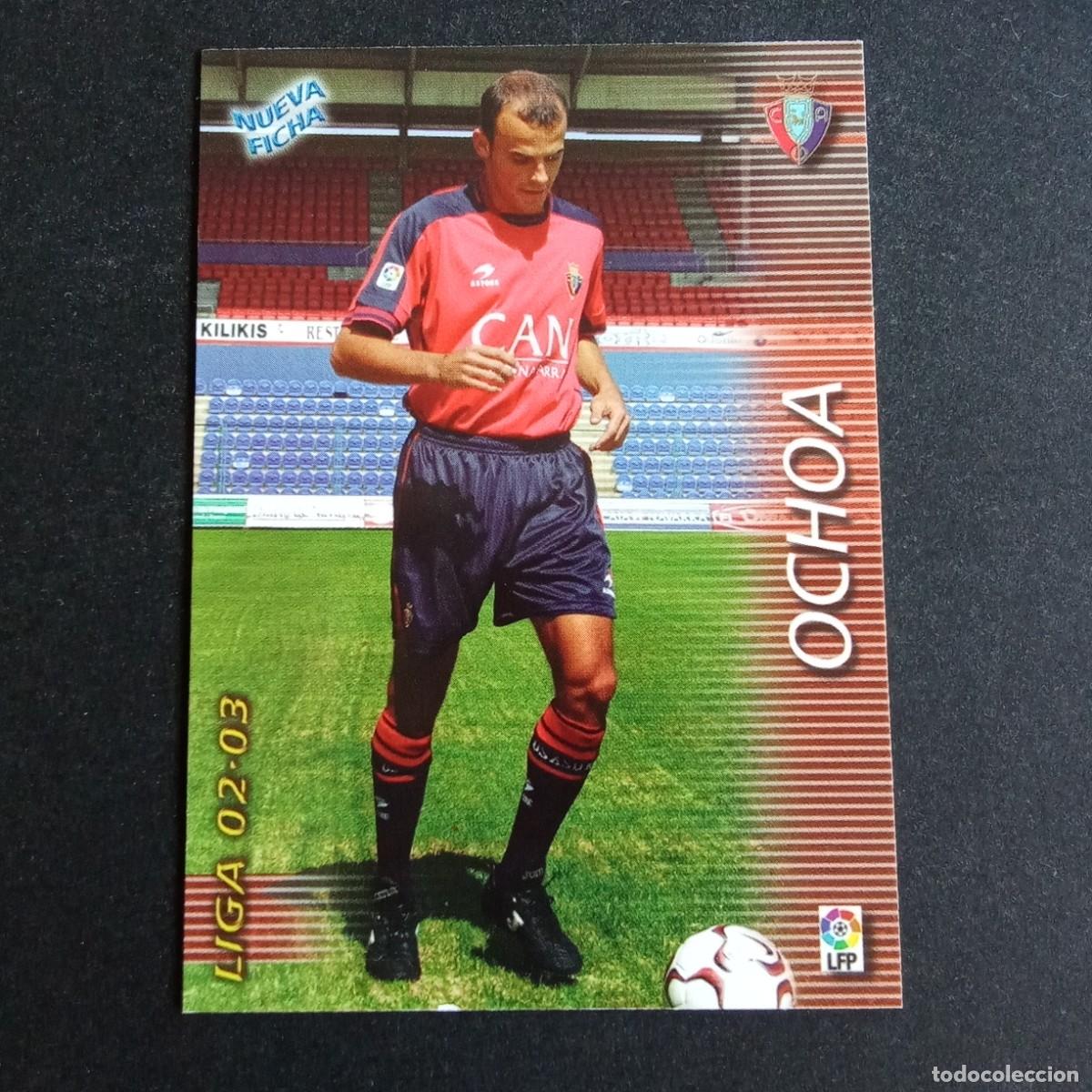 Fu&szlig;ball-Sticker: 216 BIS OCHOA OSASUNA LIGA 2002 2003 02 03 MEGAFICHAS PANINI