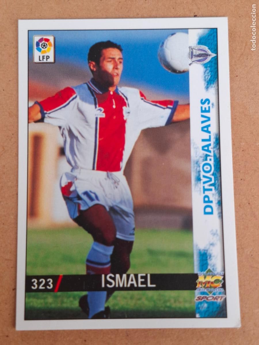 Fu&szlig;ball-Sticker: MUNDICROMO 98 99 1998 1999 - 323 ISMAEL ( LETRAS GRANDES ) - DPTVO. ALAV&Eacute;S - CP14