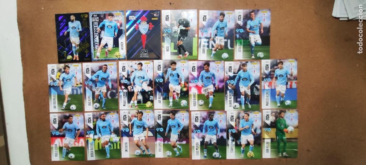 Fu&szlig;ball-Sticker: MEGACRACKS 26/27 LOTE DE 20 CARTAS DEL CELTA DE VIGO # PANINI