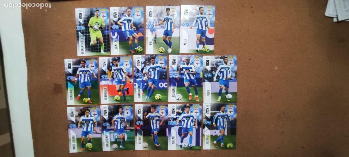 Fu&szlig;ball-Sticker: MEGACRACKS 26/27 LOTE DE 14 CARTAS DEL DEPORTIVO DE LA CORU&Ntilde;A # PANINI