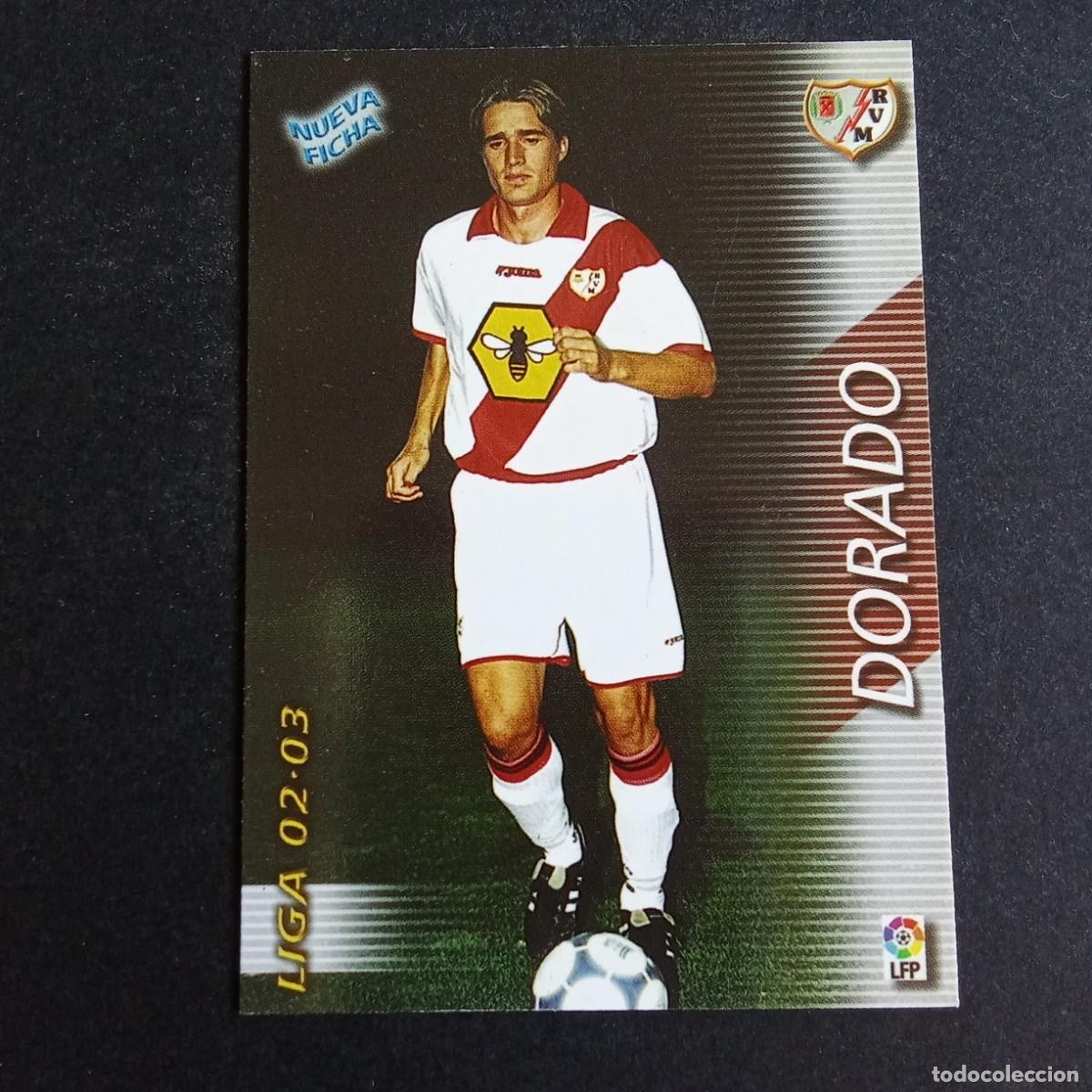 Fu&szlig;ball-Sticker: 237 BIS DORADO RAYO VALLECANO LIGA 2002 2003 02 03 MEGAFICHAS PANINI