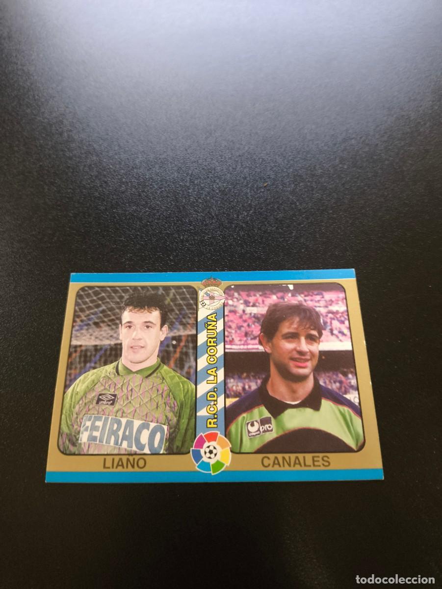 Fu&szlig;ball-Sticker: 10 Lia&ntilde;o / Canales DEPORTIVO CORU&Ntilde;A MUNDICROMO LIGA FUTBOL TOTAL 1994 1995 94 95 NO PANINI LIGA ESTE