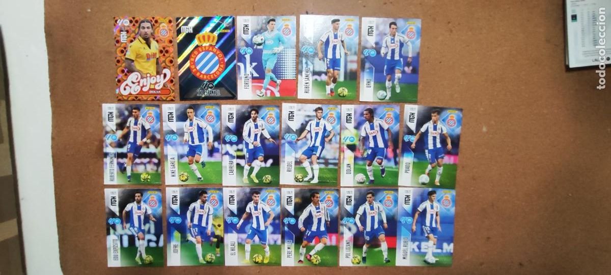Fu&szlig;ball-Sticker: MEGACRACKS 26/27 LOTE DE 16 CARTAS DEL RCD ESPA&Ntilde;OL # PANINI