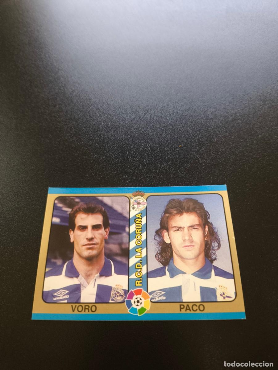 Fu&szlig;ball-Sticker: 13 Voro / Paco DEPORTIVO CORU&Ntilde;A MUNDICROMO LIGA FUTBOL TOTAL 1994 1995 94 95 NO PANINI LIGA ESTE