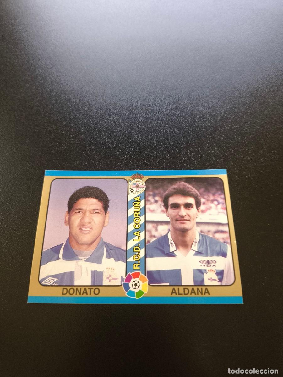 Fu&szlig;ball-Sticker: 14 Donato / Aldana DEPORTIVO CORU&Ntilde;A MUNDICROMO LIGA FUTBOL TOTAL 1994 1995 94 95 NO PANINI LIGA ESTE