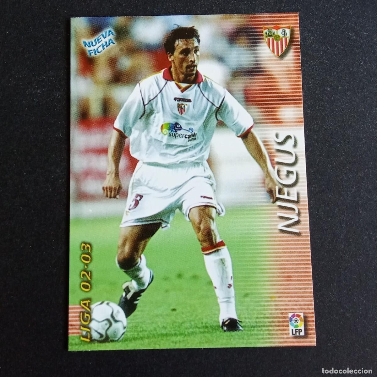Fu&szlig;ball-Sticker: 282 BIS NJEGUS SEVILLA LIGA 2002 2003 02 03 MEGAFICHAS PANINI