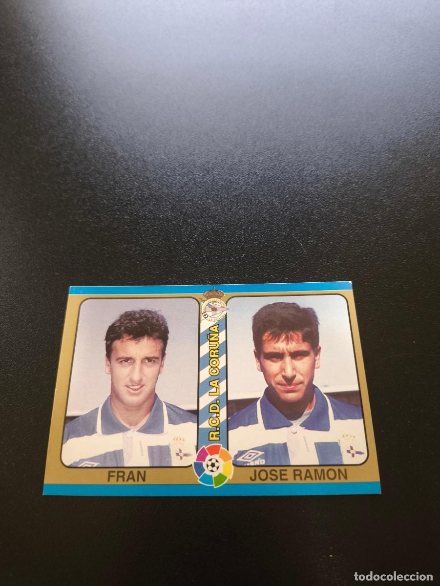 Fu&szlig;ball-Sticker: 15 Fran / Jose Ramon DEPORTIVO CORU&Ntilde;A MUNDICROMO LIGA FUTBOL TOTAL 1994 1995 94 95 NO PANINI LIGA