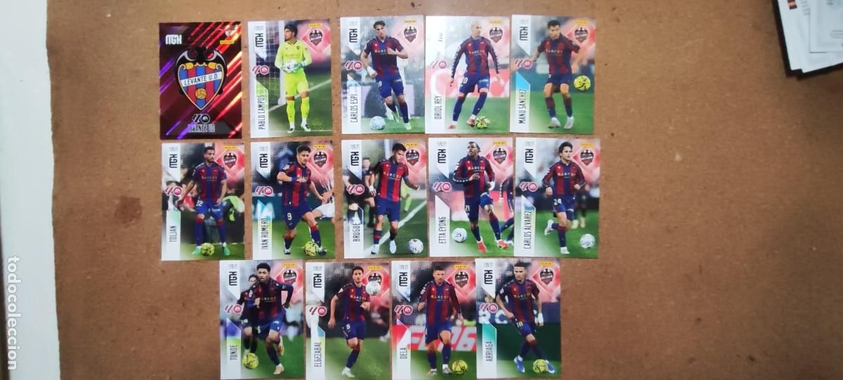 Cromos de Futebol: MEGACRACKS 26/27 LOTE DE 14 CARTAS DEL LEVANTE # PANINI