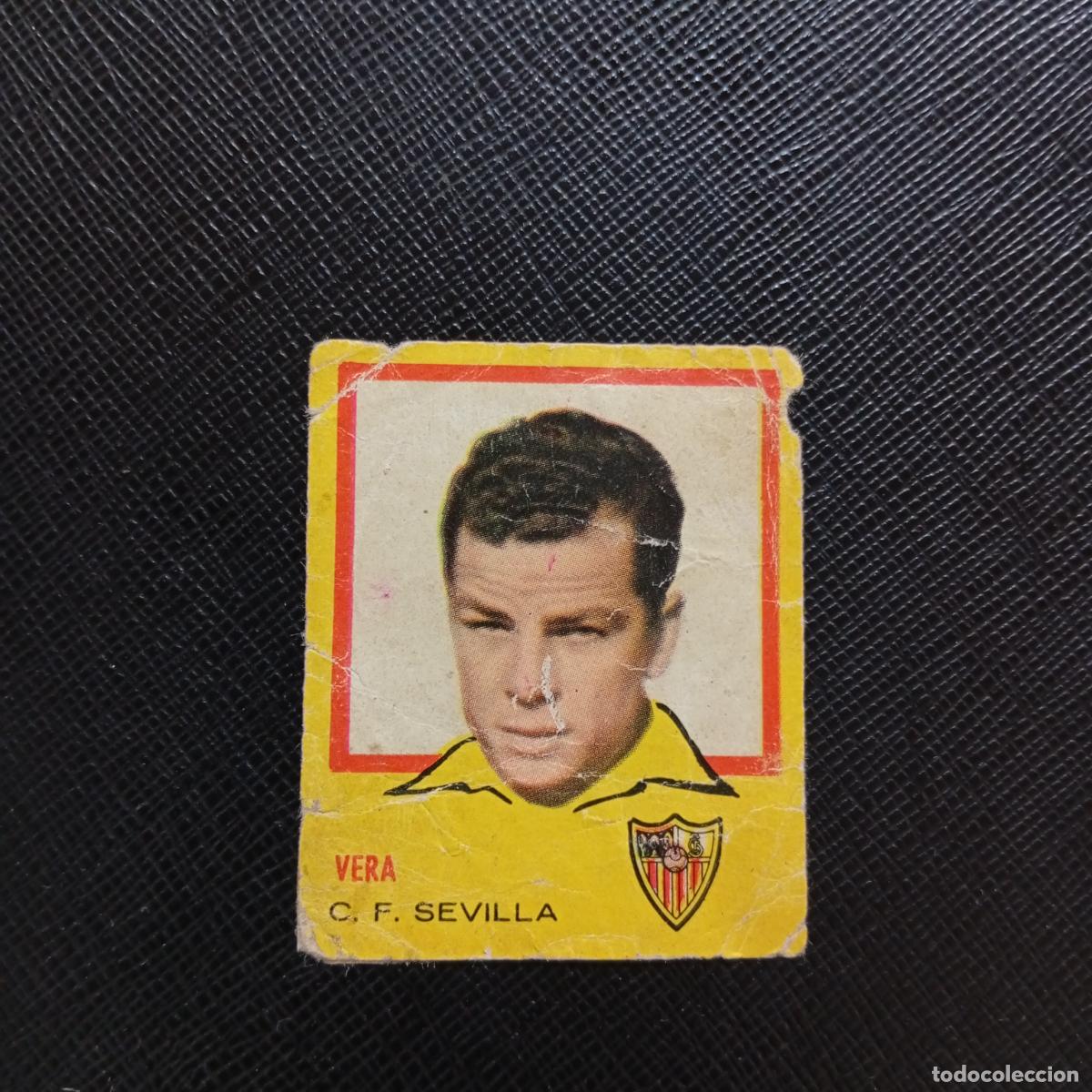 Fu&szlig;ball-Sticker: VERA SEVILLA BRUGUERA 1956 1957 CROMO FUTBOL 56 57 LIGA - DESPEGADO - A16 PG172