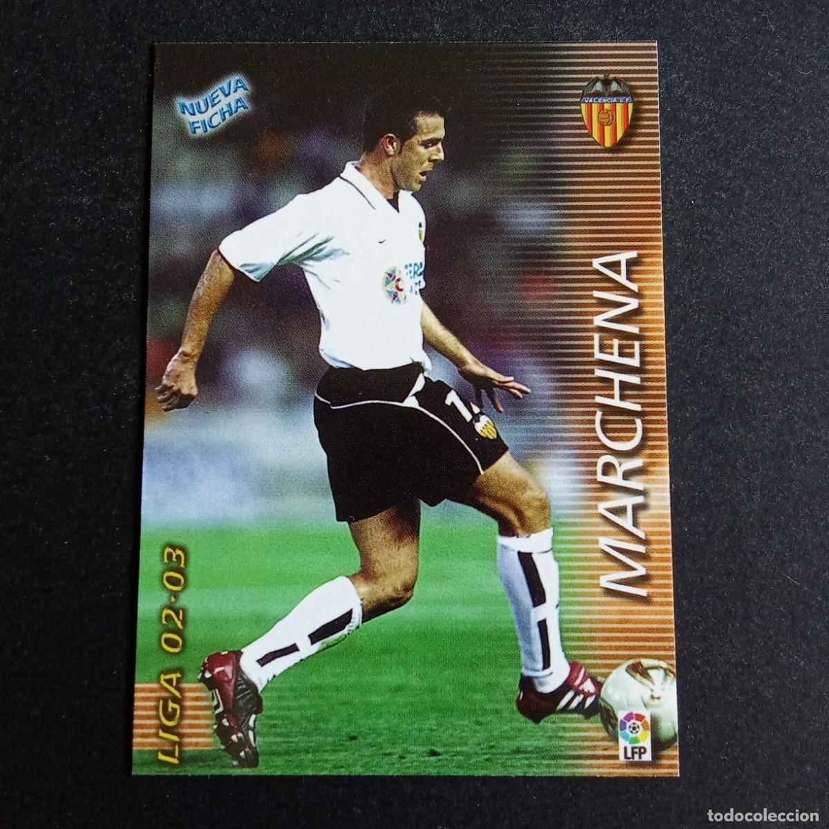 Fu&szlig;ball-Sticker: 313 BIS MARCHENA VALENCIA LIGA 2002 2003 02 03 MEGAFICHAS PANINI